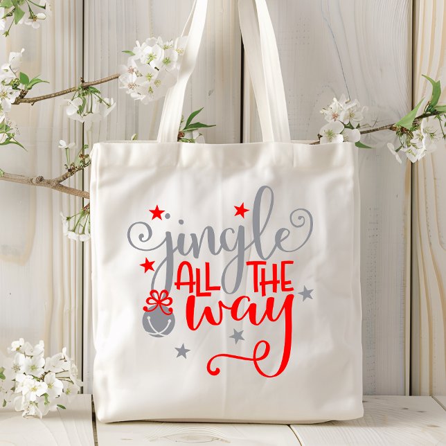 Tote Bag Jingle Tout Le Chemin Des Cloches De Noël (Créateur téléchargé)