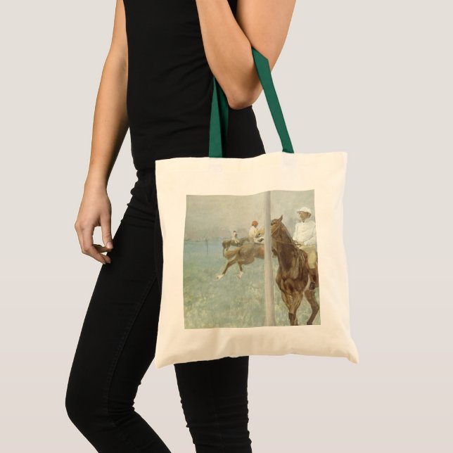 Tote Bag Jockeys Before the Race par Edgar Degas (Devant (produit))