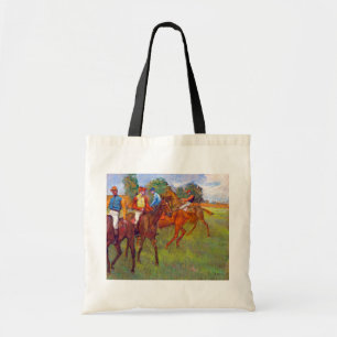 Tote Bag Jockeys et chevaux de course, Edgar Degas
