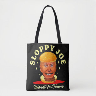Tote Bag Joe Biden Sloppy Anti Président
