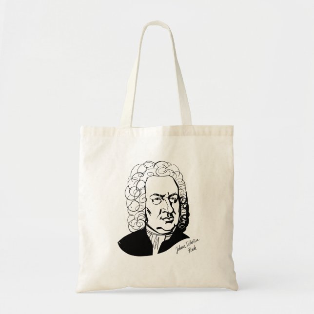 Tote Bag Johann Sebastian Bach (Devant)