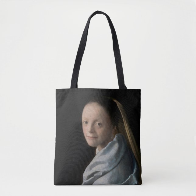 Tote Bag Johannes Vermeer - Étude d'une jeune femme (Devant)