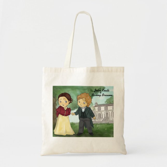Tote Bag John Keats et Fanny Brawne (Devant)