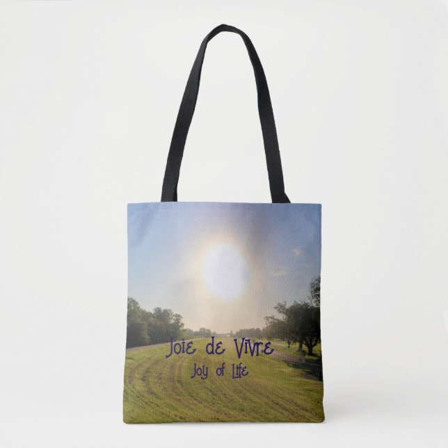 Tote Bag Joie de vivre Navy (Devant)