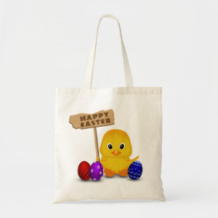 Tote Bag Joli bébé de Pâques poussin