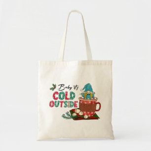 Tote Bag Joli cadeau de Noël scandinave et cacao chaud