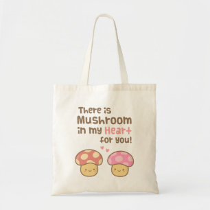 Tote Bag Joli Champignon dans mon Cœur Pour Toi Amour Jeu d