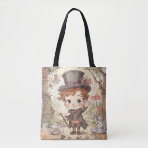 Tote Bag Joli Chapelier Fou Artistique Bois Fantaisiste Mer