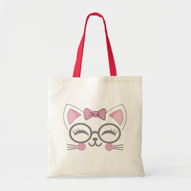 Tote Bag Joli chat (Devant)