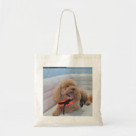 Tote Bag Joli Chien Cockapo Avec Veste À Vie