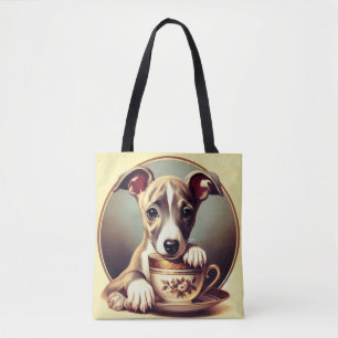 Tote Bag Joli chiot Whippet