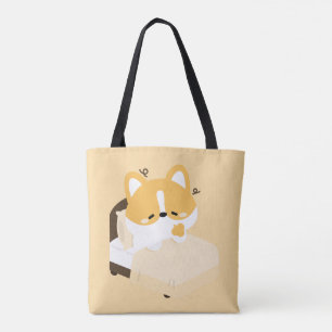 Tote Bag Joli Corgi Fatigué