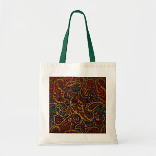 Tote Bag Joli design en cachemire marron foncé vintage