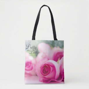 Tote Bag Joli en rose Roses