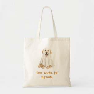 Tote Bag Joli fantôme d'Halloween Golden Retriever épouvant
