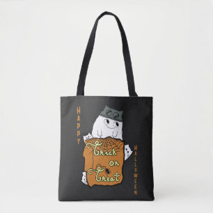 Tote Bag Joli Halloween Boo - Halloween Trick or Treat 