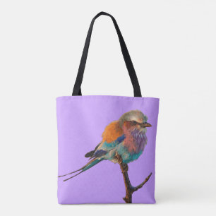 Tote Bag Joli itinéraire de phare d'oiseau de chanson de