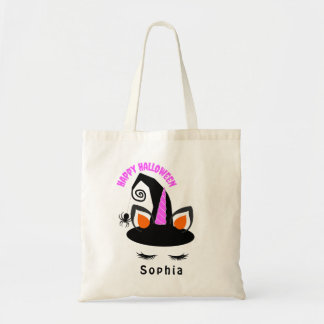 Tote Bag Joli licorne Halloween bonbons Trick or Treat