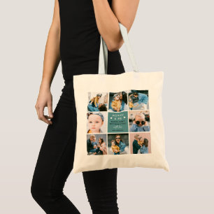 Tote Bag Joli 'Maman & Moi' Collage Photo 1ère Fête des Mèr