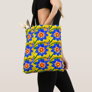Tote Bag Joli Motif de fleurs Abstraites