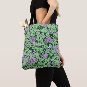 Tote Bag Joli motif floral pourpre