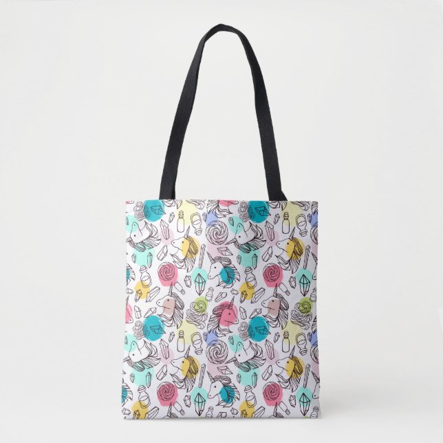 Tote Bag Joli Motif Unicorn (Devant)