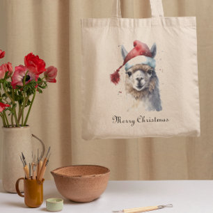 Tote Bag Joli Noël Alpaca, coutume