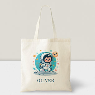 Tote Bag Joli Petit Astronaute sur la Lune