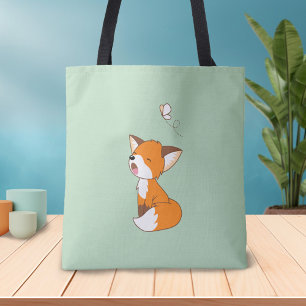Tote Bag Joli Petit Fox Sleepy