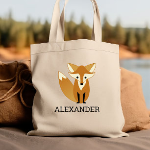 Tote Bag Joli Renard Enfants Personnalisé