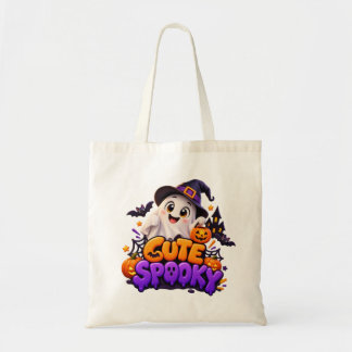 Tote Bag Joli T-Shirt de Fantôme d'Halloween - Kawaii Spook