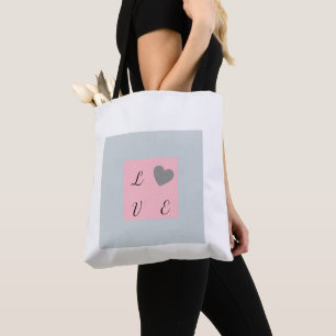 Tote Bag Joli texte d'amour Épaule Épicerie Panier