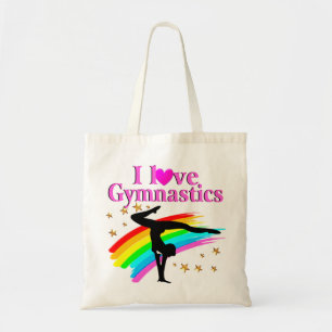 TOTE BAG JOLIE CHAMPION DE GYMNASTICS DE RAINBOUR