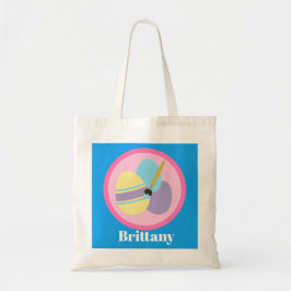 Tote Bag Jolie chasse aux oeufs de Pâques ajouter le nom