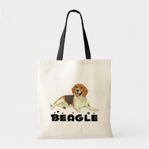 Tote Bag Jolie chiot chien maman Beagle de dessin animé