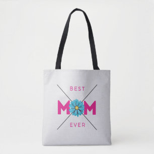 Tote Bag Jolie conception Texte Meilleure maman Ever pour l