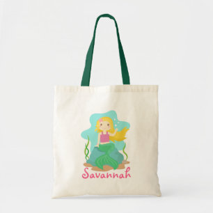 Tote Bag Jolie et belle sirène, pour les filles