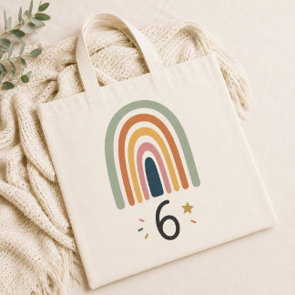 Tote Bag Jolie Fille de 6 Ans pour son 6ème Anniversaire