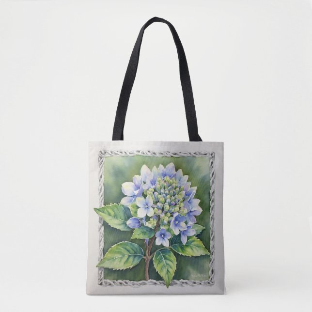 Tote Bag Jolie Fleur Bleue (Devant)