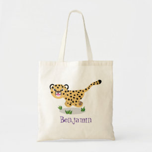Tote Bag Jolie guépard avec dessin animé