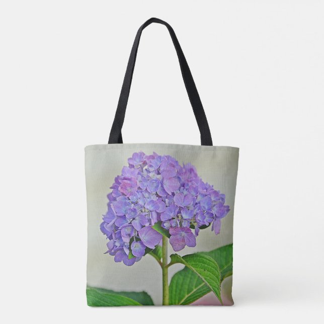 Tote Bag Jolie Hydrangée violette (Dos)