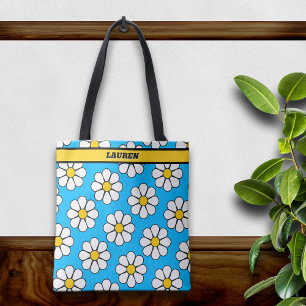 Tote Bag Jolie Marguerite de Dessin Animé