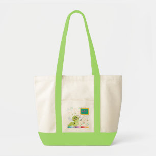 Tote Bag Jolie petite enseignante chenille rentrée des clas
