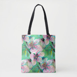 Tote Bag Jolie Sakura Cherry Tree Flowers japonais