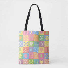 Tote Bag JollyKins Pastel Patchwork