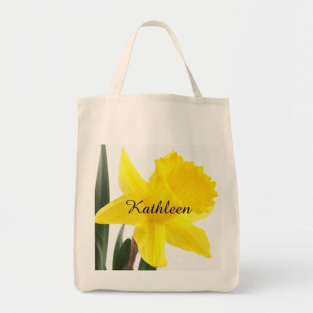 Tote Bag Jonquille jaune simple de narcisse (Devant)