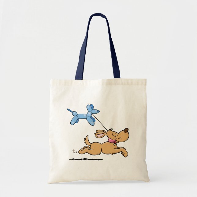 Tote Bag Jouer au chien (Devant)