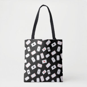 Tote Bag Jouer aux cartes design artistique