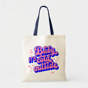 Tote Bag Jouer bébé, c’est froid en hiver