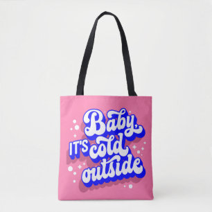 Tote Bag Jouer bébé, c’est froid en hiver